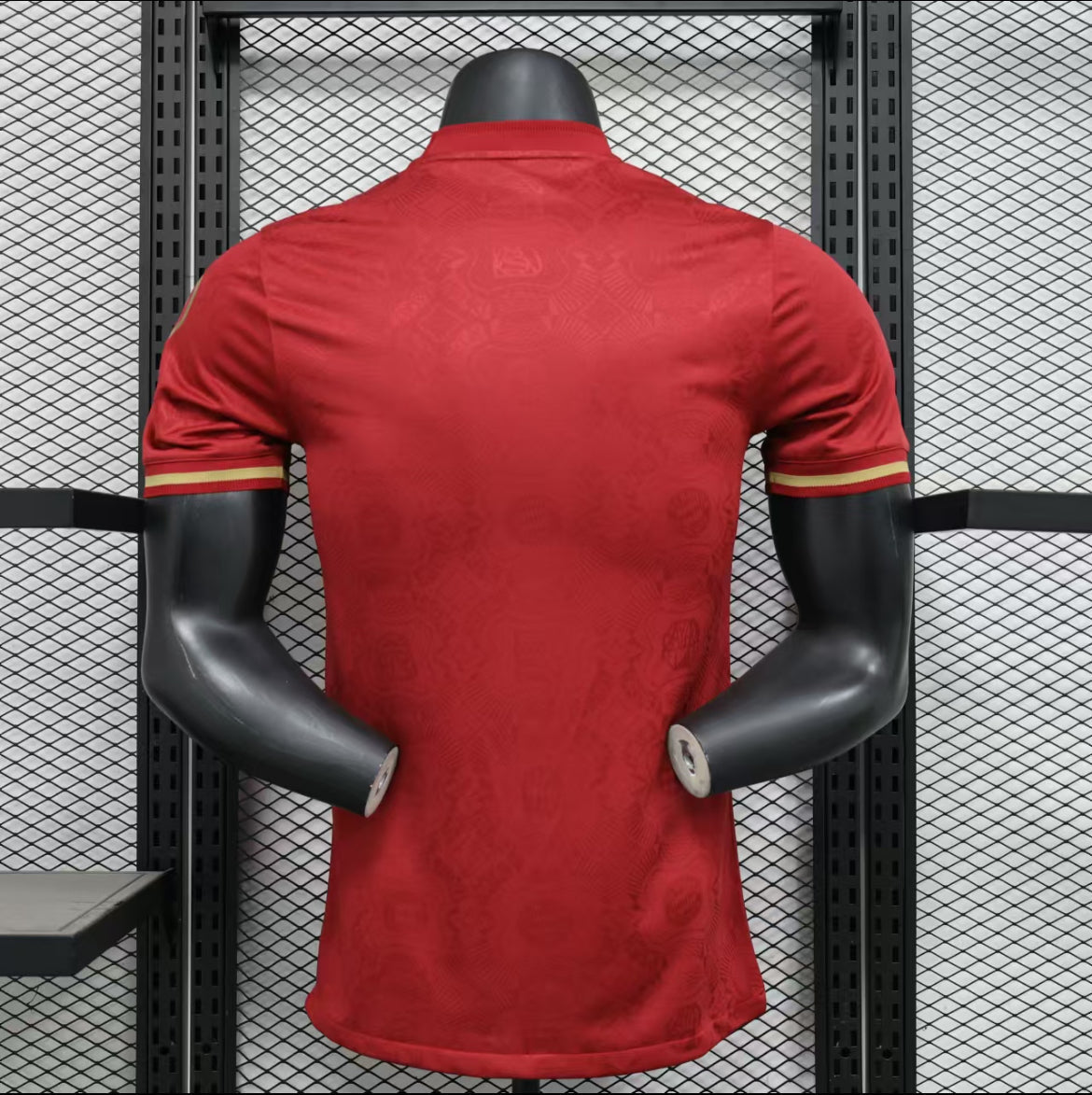 Maillot Bayern Munich 125 ans rouge version player