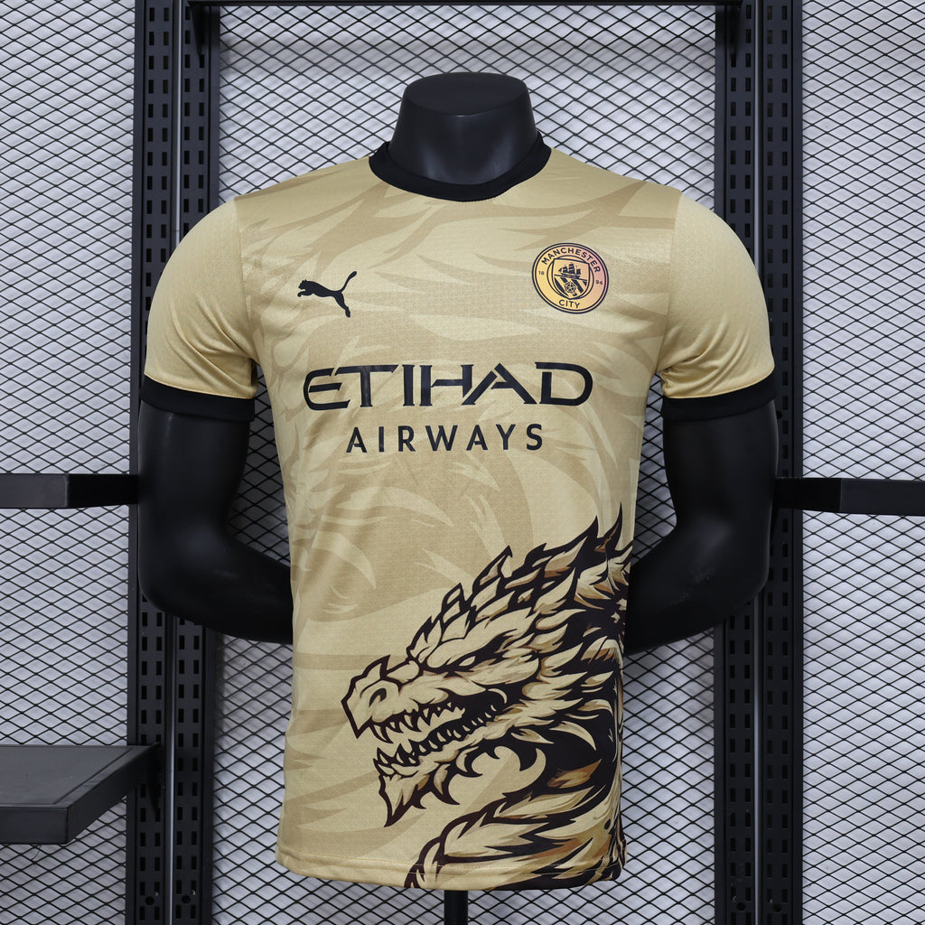 Maillot Manchester City dragon dorée version player