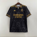 Maillot Real Madrid polo noir et or