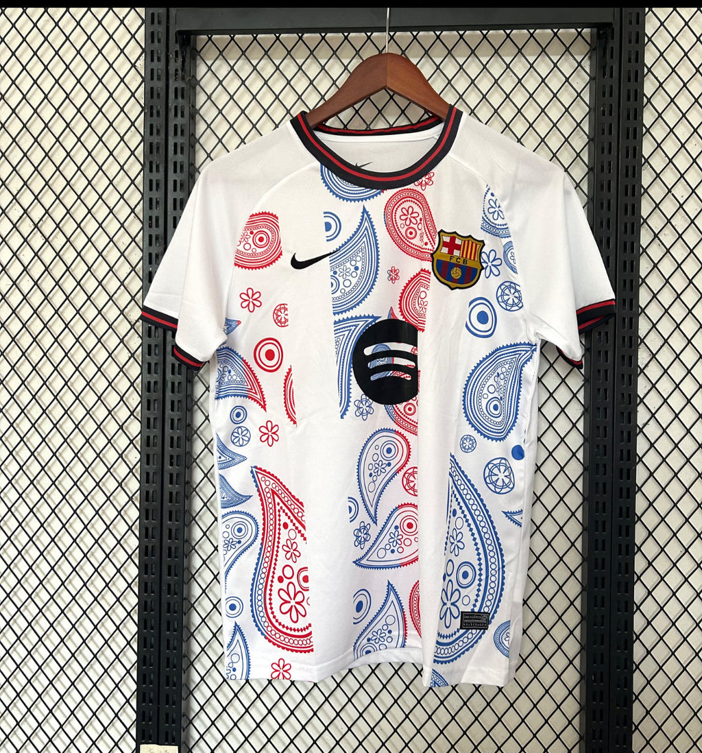 Maillot FC Barcelone concept blanc