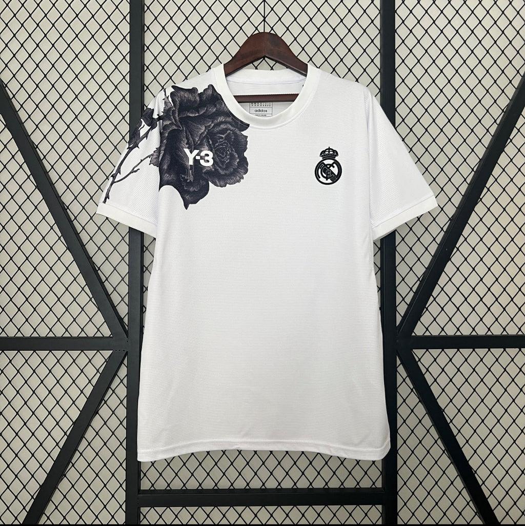 Maillot Real Madrid Y-3 fleur noir