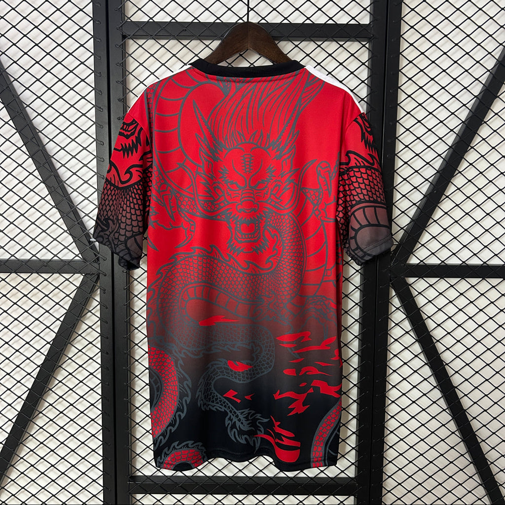 Maillot Real Madrid dragon rouge et noir