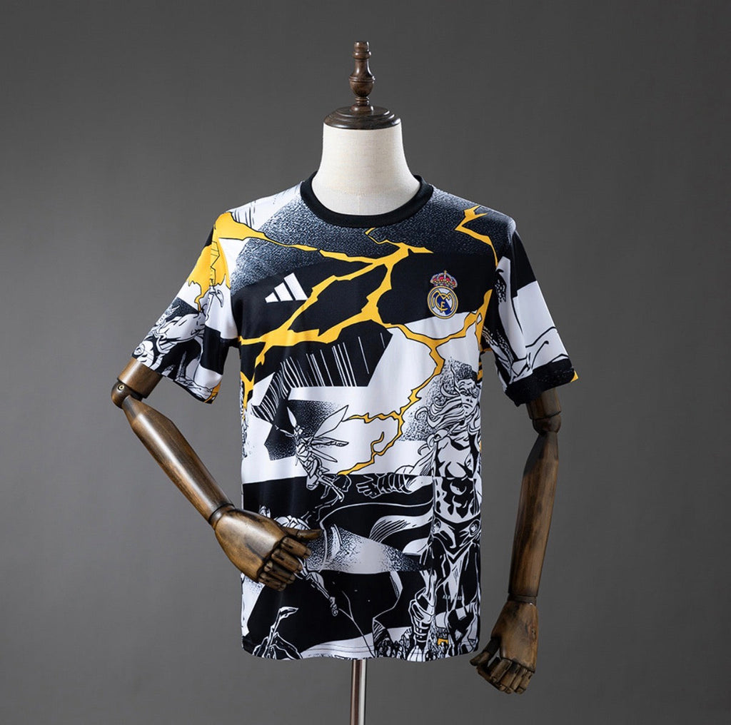 Maillot Real Madrid avant match noir
