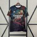 Maillot Real Madrid dragon rainbow noir