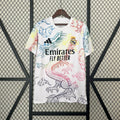 Maillot Real Madrid dragon rainbow blanc