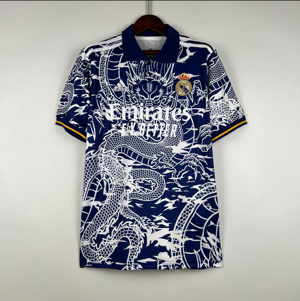 Maillot Real Madrid dragon polo bleu